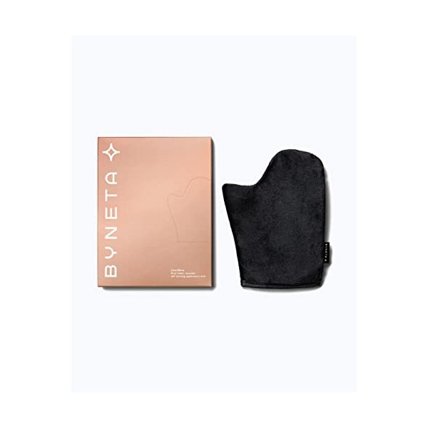 Byneta Gant Love | Gant autobronzant réutilisable – Luxueusement doux et confortable pour une application facile, permet dob