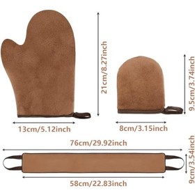 3 Pièces Autobronzant, Applicateur Autobronzant Visage Et Corps, Applicateurs de autobronzants Autobronzant Corps pour Autobr