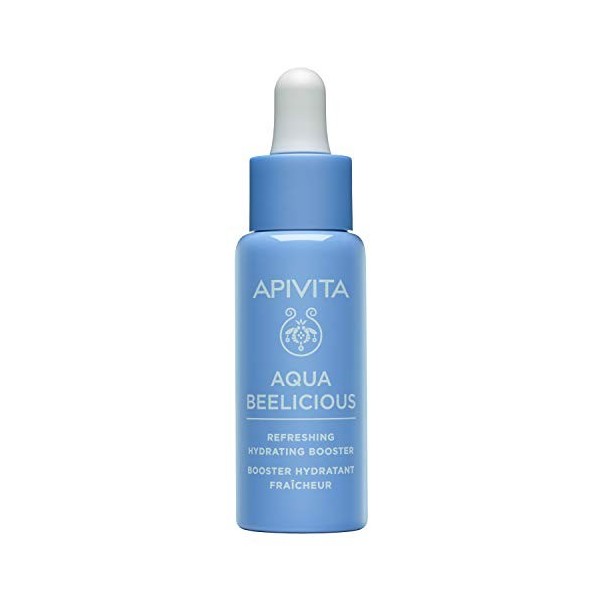 APIVITA AQUA BEELICIOUS BOOSTER HIDRATANTE Y REFRESCANTE con ácido hialurónico,miel y propóleo 30 ml