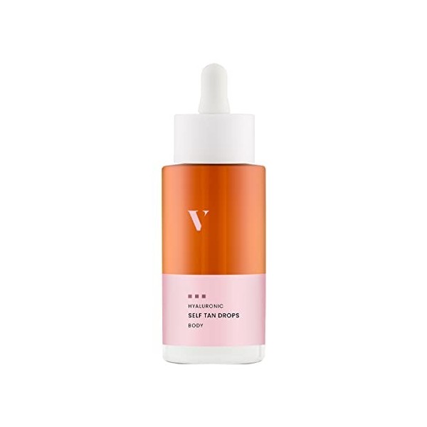 VENICEBEAUTY Self Tan Drops – Body 50 ml | Concentré autobronzant à mélanger soi-même dans la crème – Bronzage naturel, ind