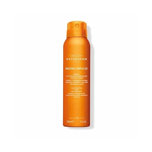 Institut Esthederm - Bronz Impulse - Brume Visage & Corps 3 en 1 - Prépare, Active, Prolonge le Bronzage - Hydratation Optima