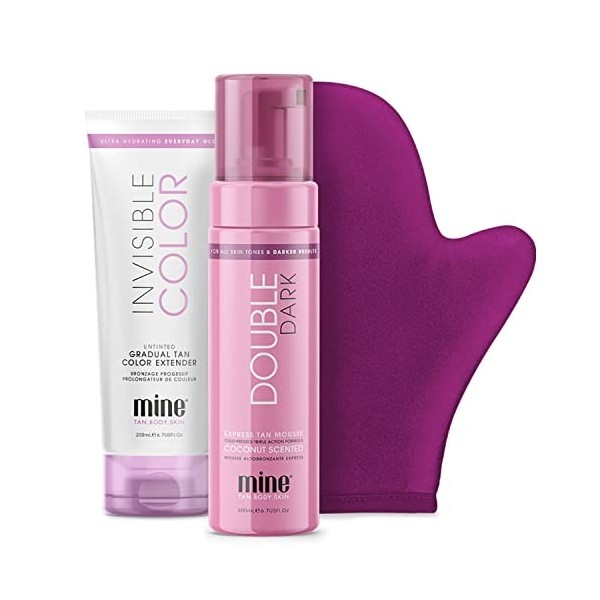 Lot autobronzant MineTan Ultra Dark Deluxe Bronze