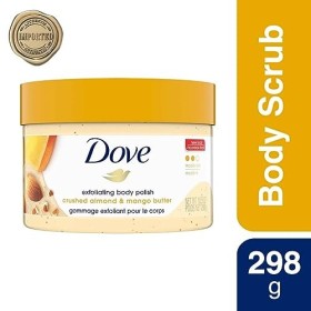 Dove Gommage exfoliant pour le corps, amande et beurre de mangue, 310 ml