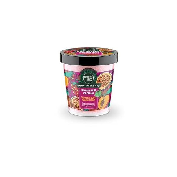 Organic Shop - Body Desserts Peeling Corps à la Crème Glacée aux Fruits dÉté 450 ml