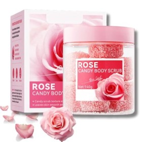 Rose Gommage pour le corps, exfoliant pour le corps, soin hydratant du corps, soin de la peau pour la zone du bikini, cou, fe
