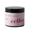 Celloo Gommage Corporel Anti-Cellulite au Café 100 ml - au sucre avec de lhuile de macadamia, de lhuile dargan, exfoliant 