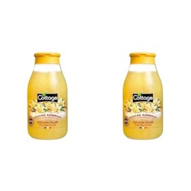 Cottage Douche Gommage Délicieuse Vanille Grains Exfoliants 100% Naturels, 1 Unité Lot de 2 