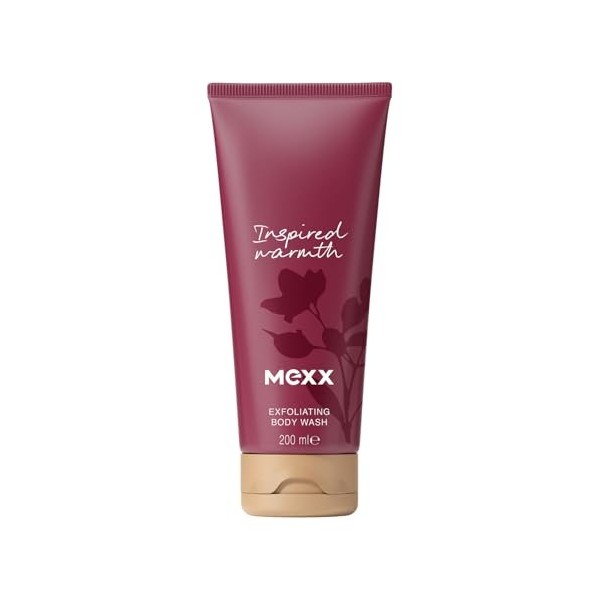 Mexx Inspired Warmth Gommage douche fruité pour le corps aux propriétés éclaircissantes de lhumeur 200 ml