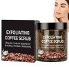 Café Gommage Exfoliant Corps et Visage,Crème Gommante pour le Corps,Gommage Soins pour le Corps,Gommage Anti-Cellulite au Caf