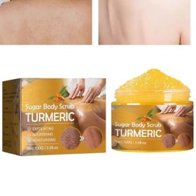 KOAHDE Gommages pour le Corps du Visage Curcuma,Gommage Corporel au Curcuma,Peeling Eclaircissant au Curcuma,Gommage Visage C