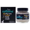 mCaffeine All-in-One Coffee Body Mask - Exfoliating Body Scrub - Reduces Tan, Dark Skin Patches and Pigmentation - Tones and 