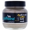 mCaffeine All-in-One Coffee Body Mask - Exfoliating Body Scrub - Reduces Tan, Dark Skin Patches and Pigmentation - Tones and 