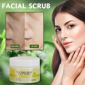 Trendyfave Gommage pour le corps à larbre à thé, exfoliant pour le corps, soin de la peau pour la zone du bikini, le cou, le