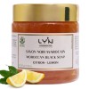 Savon Noir Marocain 100% Naturel au Citron Savon Beldi -Gommage traditionnel corporel Hammam - Exfolie Nourit & Hydrate la p