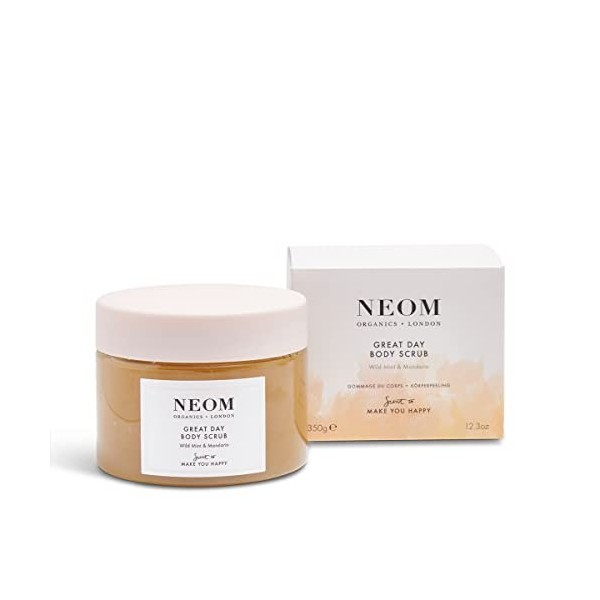 NEOM - Gommage corporel excellent jour | Gommage corporel de luxe | Menthe sauvage et mandarine | Parfum pour vous rendre heu