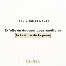 Kedma - Gommage Pêche & Miel au Sel de la Mer Morte - Exfoliant et Revitalisant - Pour Peau Lisse et Nourrie - 350g