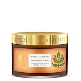 Forest Essentials Sandalwood and Turmeric Body Polisher, 300g