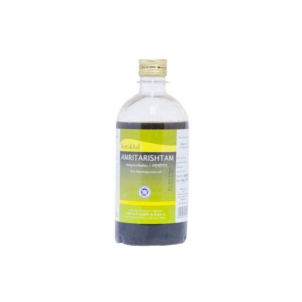 Kottakkal Amritarishtam Lot de 4 gommages pour bain à vétiver 450 ml