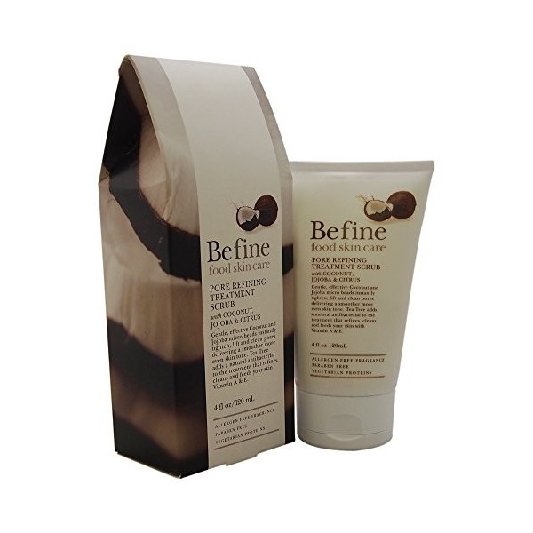 Befine U-SC-1112 Pore Refining Scrub avec noix de coco, de jojoba et dagrumes par Befine pour unisexe - 4 hydratants oz