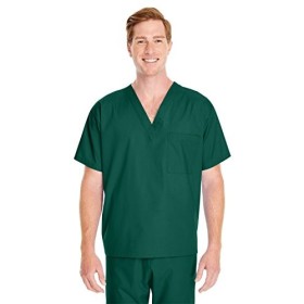 Harriton Adult Restore 49 Oz Scrub Top - Hunter - 3XL - Style M897 - Original Label 