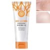 Gel Gommant À Lorange,Skin Whitening Exfoliating Gel,Orange Gommage Corporel Exfoliant Gel Face Whitening,Gel Exfoliant Blan