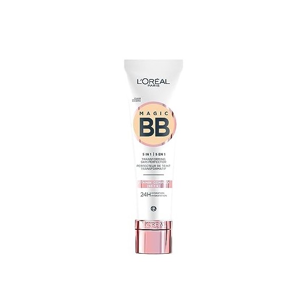 LOréal Paris - CC Crème Cest Magic - Embellisseur de Teint Anti-Rougeurs- Soin Teinté - Tous Types de Peaux - Couvrance Lég