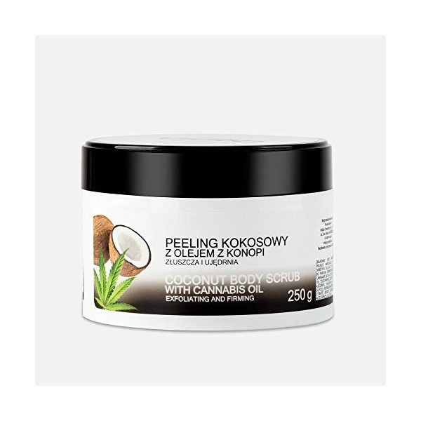 INDIA Coconut Body Scrub with cannabis oil 250 g