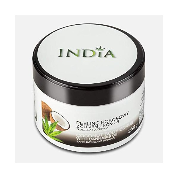 INDIA Coconut Body Scrub with cannabis oil 250 g