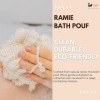 Eco Bath Ramie Pouf de bain simple