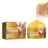 Gommage pour le Corps, Body Scrub, Gommage Nourrissant con Curcuma, Sel de mer Corps Peeling, Riche en Minéraux Naturels, Aid