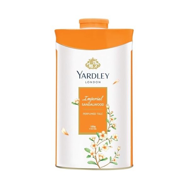 Yardley London Perfumed Talc Sandalwood 100g by Yardley