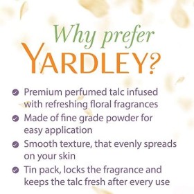 Yardley London Perfumed Talc Sandalwood 100g by Yardley
