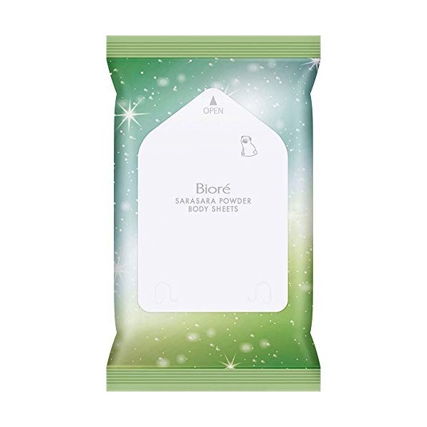 Biore Sarasara Powder Sheet Sheet Pocket 1 boîte pour 10 pièces Citrus