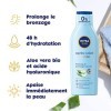 NIVEA SUN Lait après-soleil Bronze prolongateur de bronzage 1 x 200 ml , lait hydratant corps à laloe vera bio pour un bron