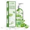 Aloe Vera Gel 250ml,Gel daloe Vera pour le Visage,Gel Aloe Vera Hydratant Visage Cheveux,Gel daloe vera pour le visage,vera