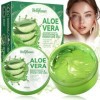 Bellifluous Aloe Vera Gel, 300 ML Gel Aloe Vera Après Soleil, Gel Aloe Vera Cheveux, Gel Aloe Vera Bio Visage, Naturelle, Apa