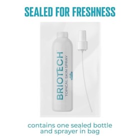 BRIOTECH Topical Skin Spray - All Natural Pure HOCl Hypochlorous Solution - Soothing Saline Mist - Piercing Aftercare, After 