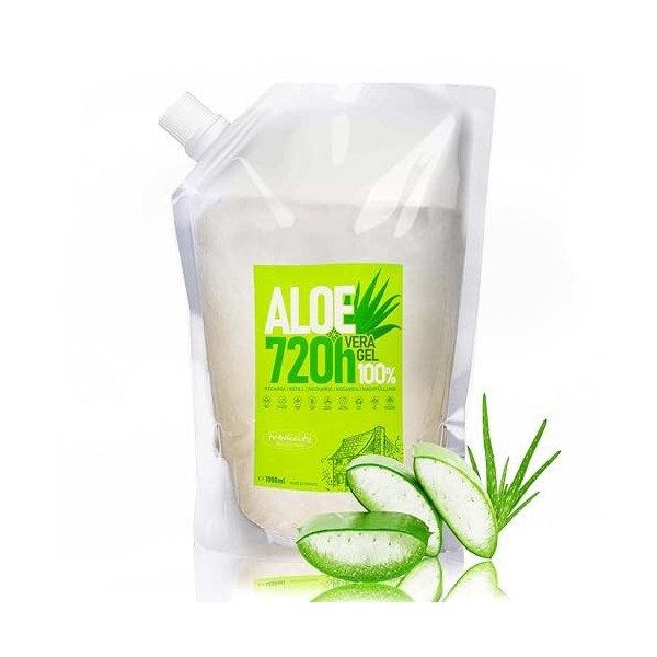 Gel Aloe Vera Cheveux, Visage et Corps: Hydratant Corps, Après Soleil, Après Rasage, Baume Cheveux et Barbe, Epilation et Ras