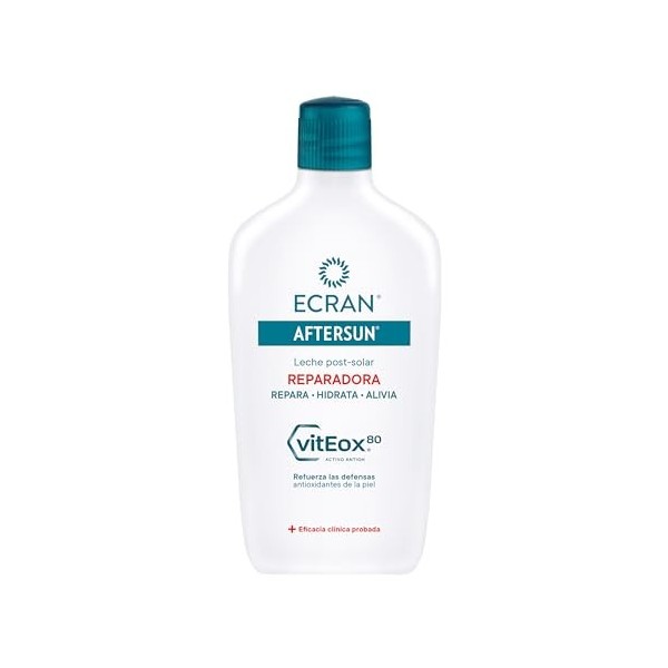 Ecran Aftersun Leche Post-solar Hidratante Y Reparadora - 400ml, Blanco, Almond