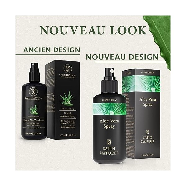 Brumisateur Visage à l Aloe Vera Pur Bio 200ml - Hydratant et Apaisant, le Secret Fraicheur de lÉté pour Peau Sensible - Br