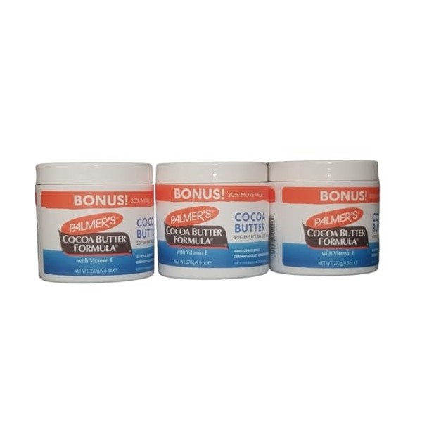 PALMERS COCOA BUTTER CREAM FORMULA 270g x 3