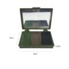 Kit de maquillage camouflage, Camo Face Paint Camouflage Make-Up avec miroir, 3 couleurs, noir, olive, marron, camouflage cam