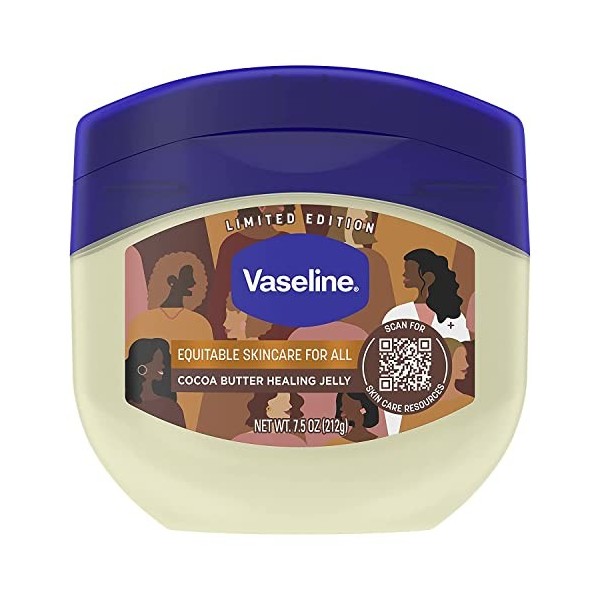 Vaseline Gelée de pétrole 212,6 gram Beurre de cacao, 2 Pack 