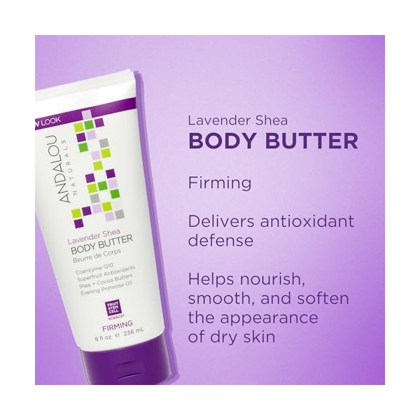 ANDALOU NATURALS Lavender Shea Body Butter 236ml