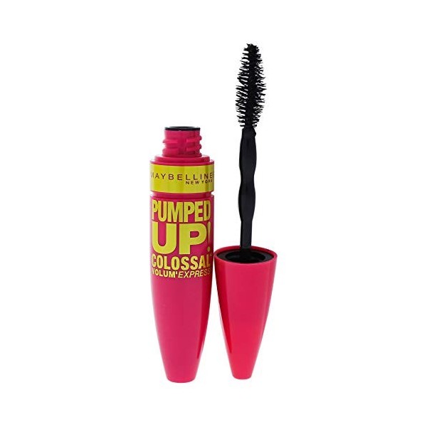 Maybeline New York Maybelline NY Volum express pompée colossale mascara lavable, glam noir