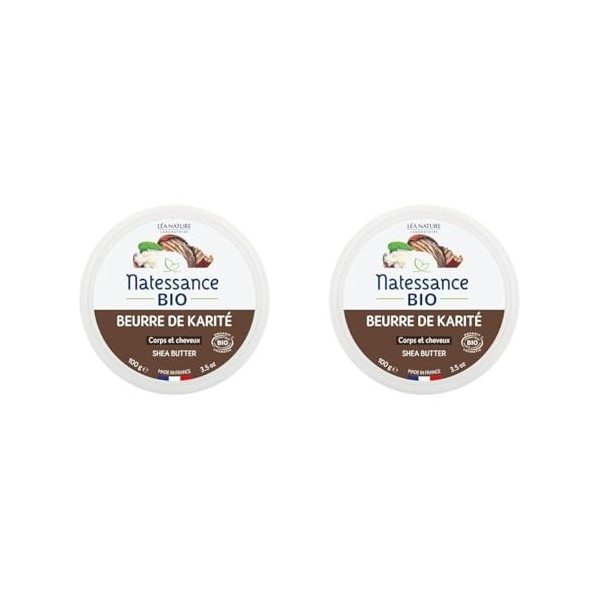 Natessance - Beurre de Karité 100g Lot de 2 