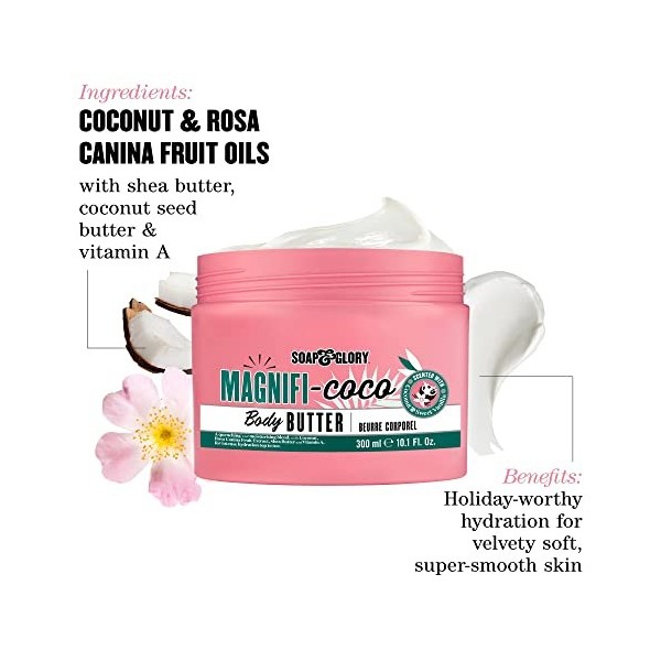 Soap & Glory A Cream Come True Coconut Body Butter 300Ml 10.1 Us Fl.Oz