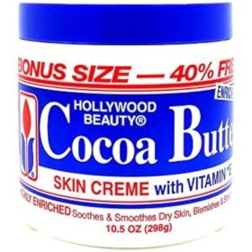 Crème pour la peau Hollywood beauté beurre de cacao avec de la vitamine E