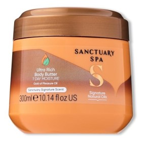 Sanctuary Spa Beurre corporel au beurre de karité et au beurre de cacao, sans huile minérale, sans cruauté envers les animaux
