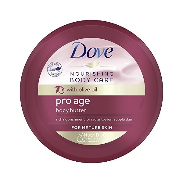 Dove Soin Corps Nourrissant Pro Age Beurre Corporel 250 ml Pack de 3 